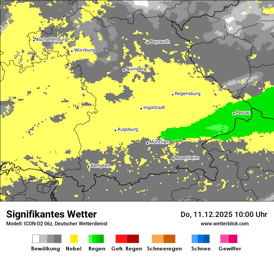 Modellkarten Signifikantes Wetter