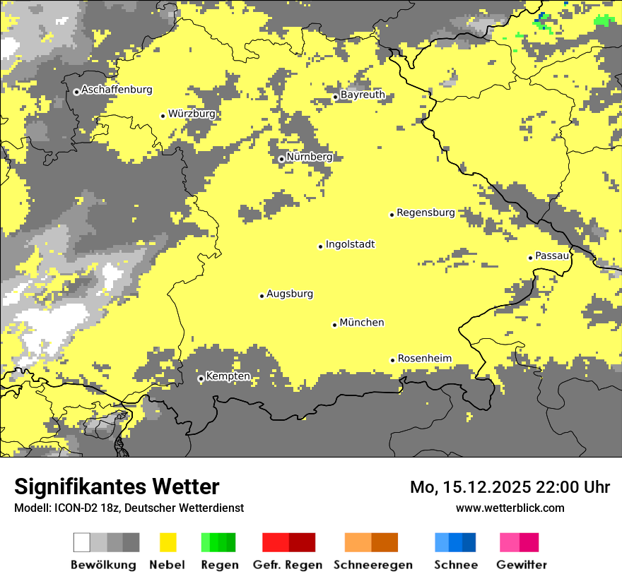 Modellkarten Signifikantes Wetter