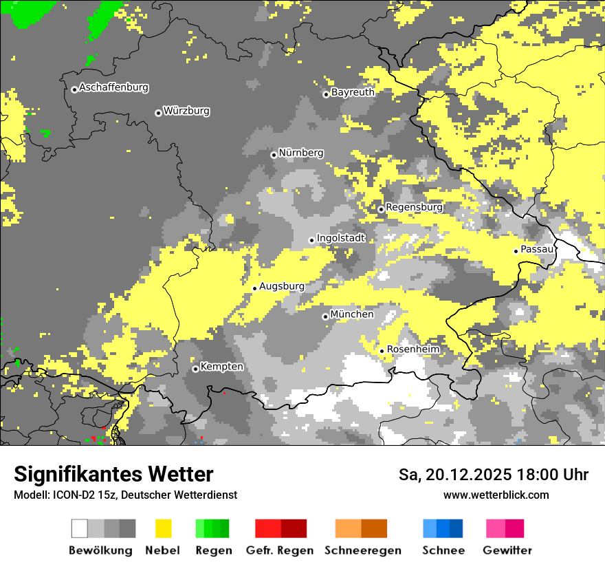 Modellkarten Signifikantes Wetter