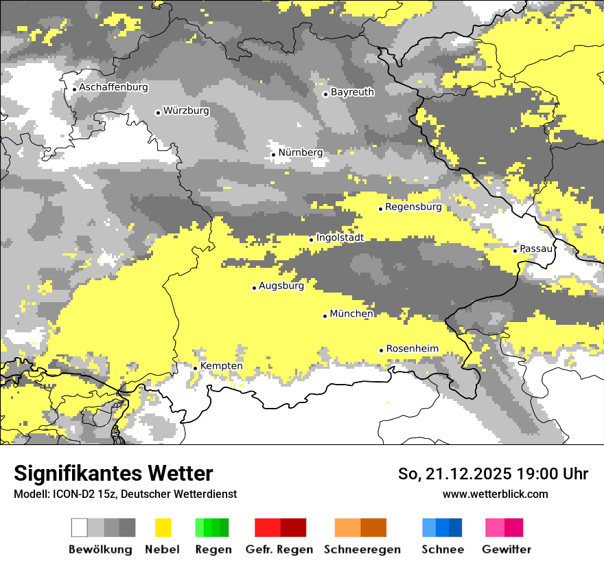 Modellkarten Signifikantes Wetter