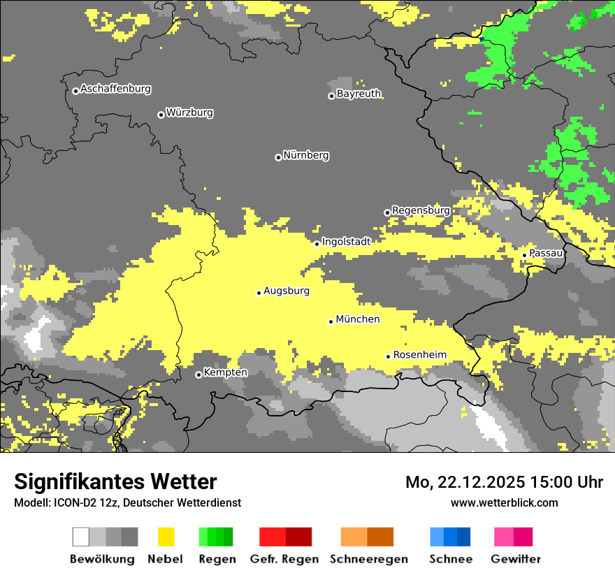 Modellkarten Signifikantes Wetter