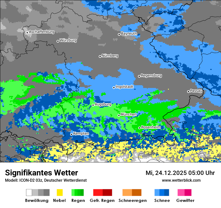 Modellkarten Signifikantes Wetter