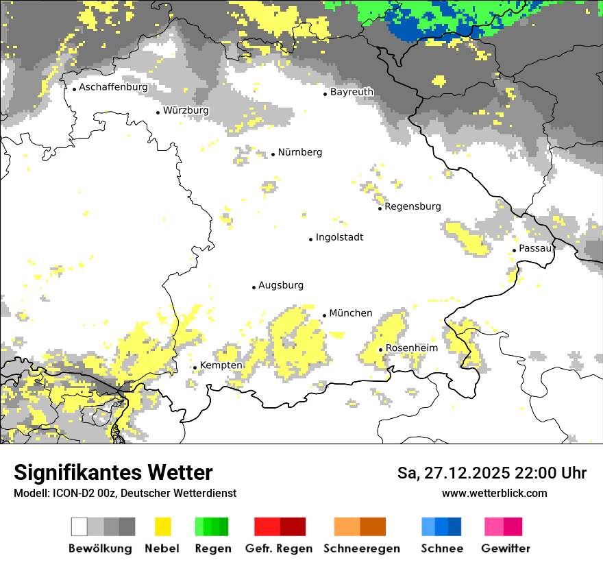 Modellkarten Signifikantes Wetter