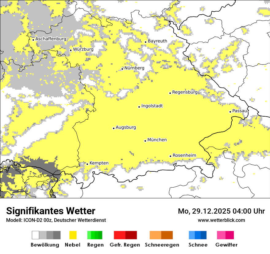 Modellkarten Signifikantes Wetter