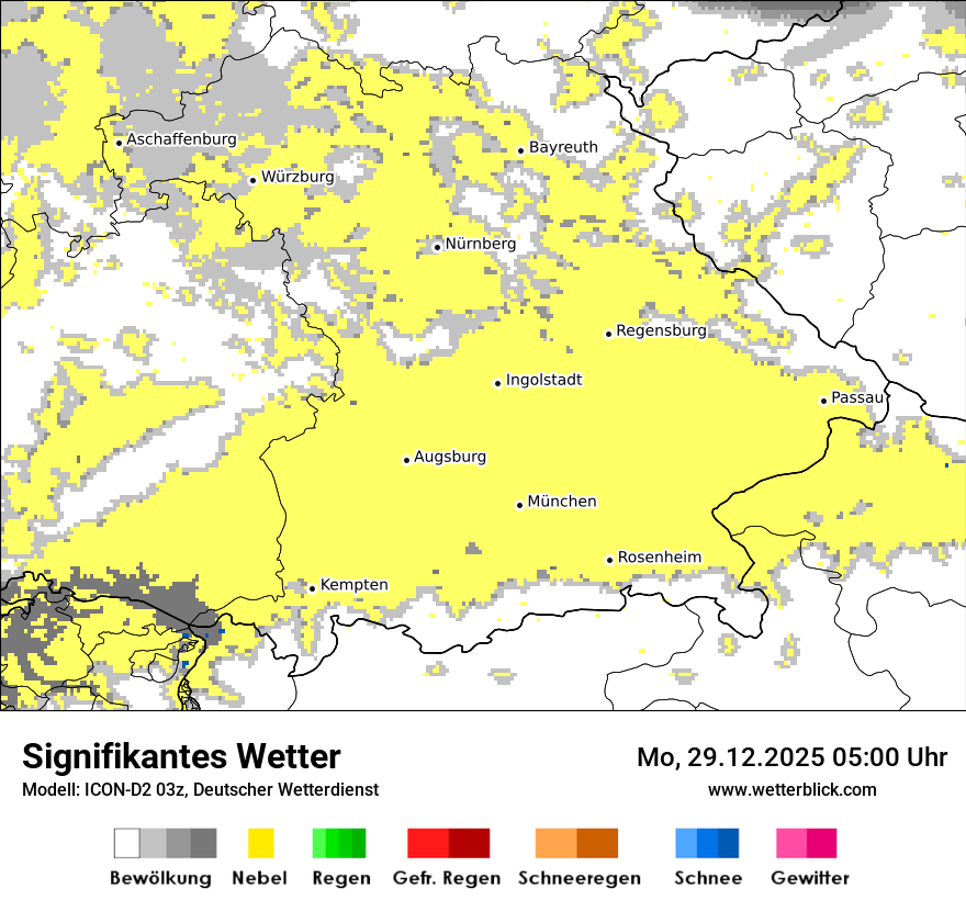 Modellkarten Signifikantes Wetter