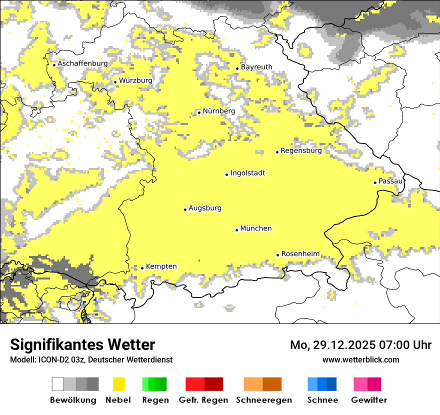 Modellkarten Signifikantes Wetter