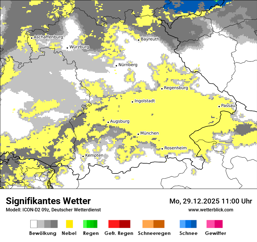Modellkarten Signifikantes Wetter