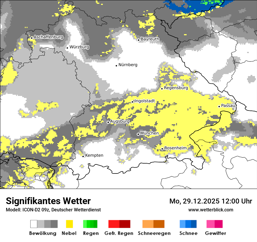 Modellkarten Signifikantes Wetter