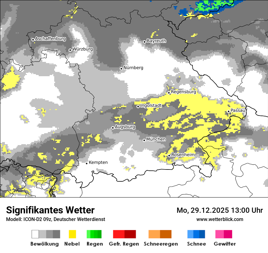 Modellkarten Signifikantes Wetter