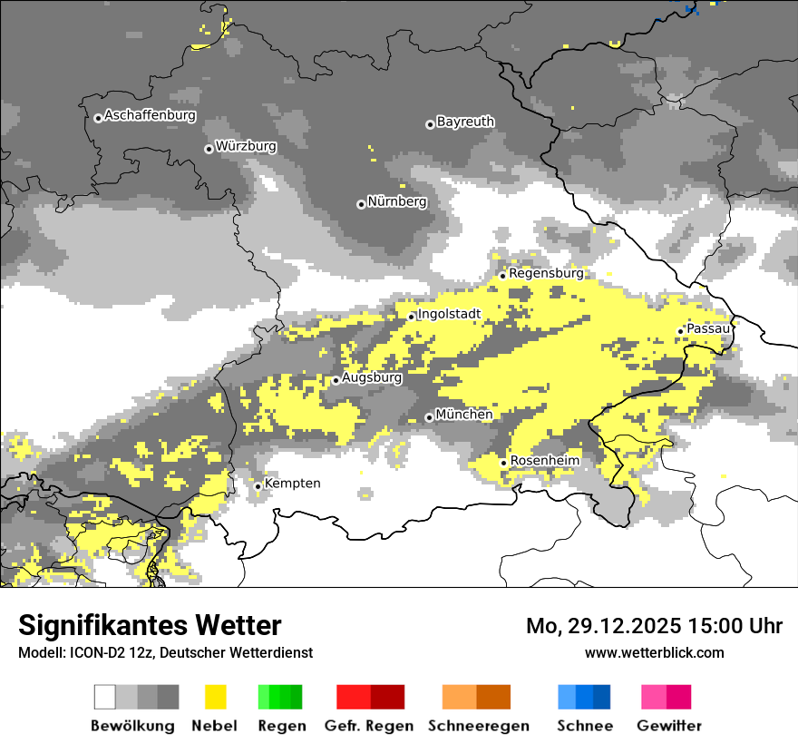 Modellkarten Signifikantes Wetter
