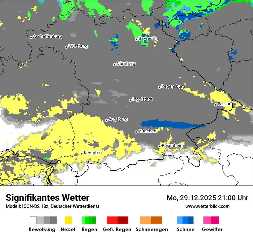 Modellkarten Signifikantes Wetter