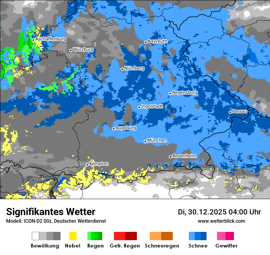 Modellkarten Signifikantes Wetter