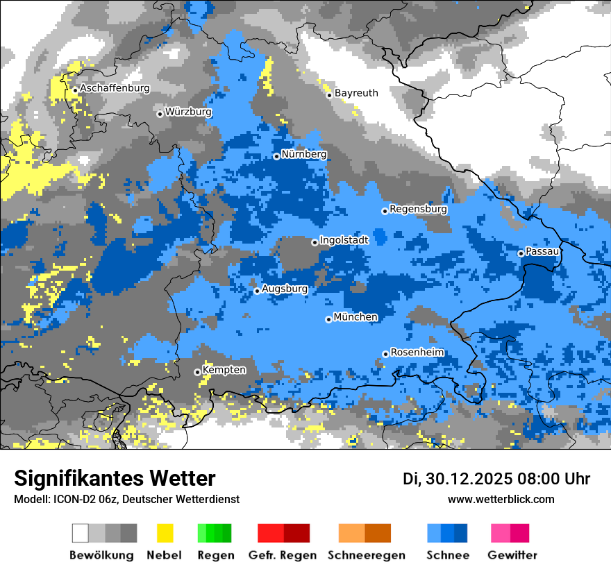 Modellkarten Signifikantes Wetter