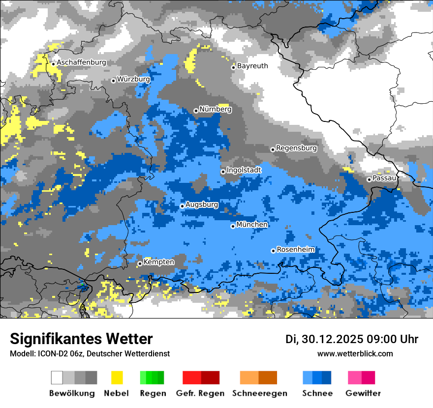 Modellkarten Signifikantes Wetter