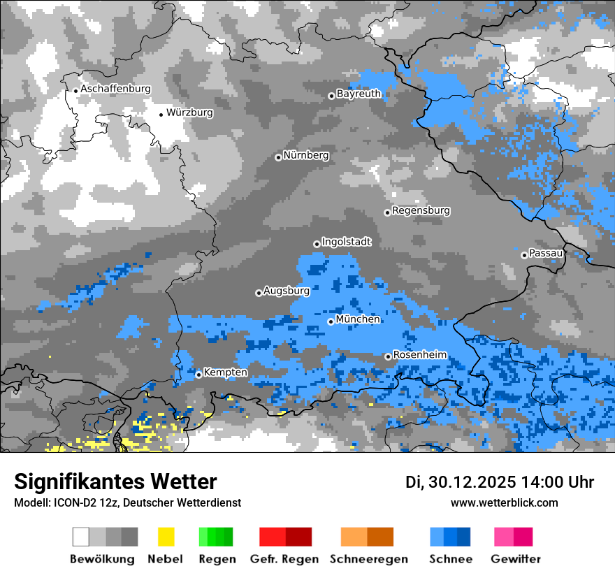 Modellkarten Signifikantes Wetter