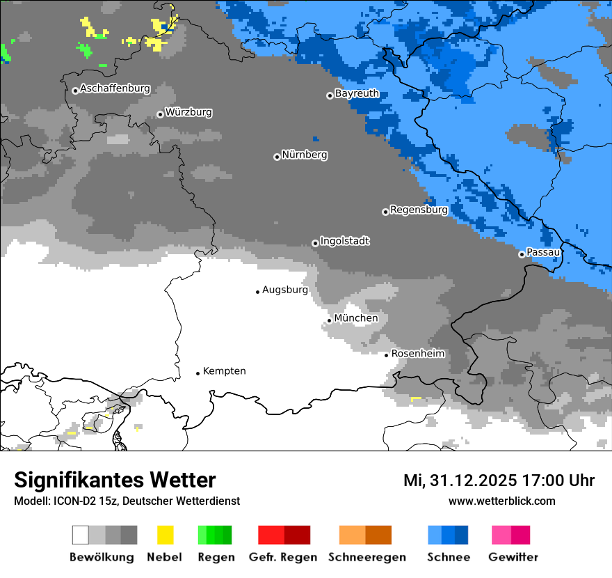 Modellkarten Signifikantes Wetter