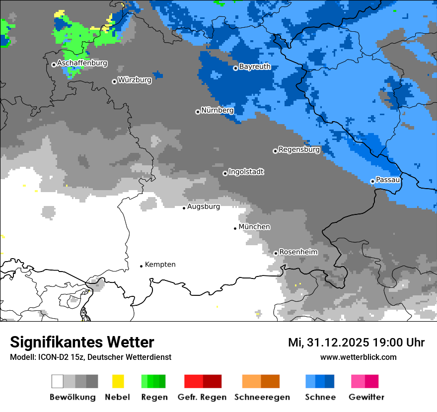 Modellkarten Signifikantes Wetter
