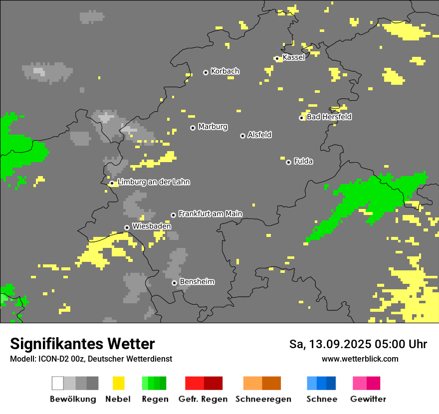 Modellkarten Signifikantes Wetter