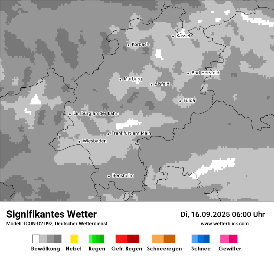 Modellkarten Signifikantes Wetter
