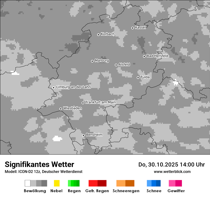 Modellkarten Signifikantes Wetter