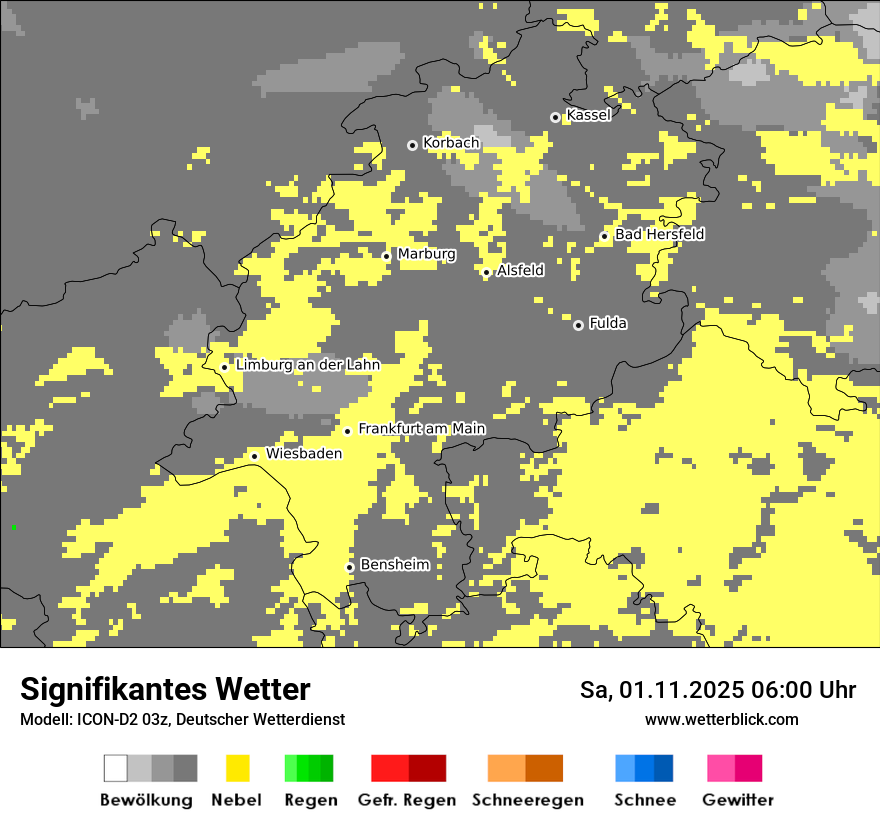 Modellkarten Signifikantes Wetter