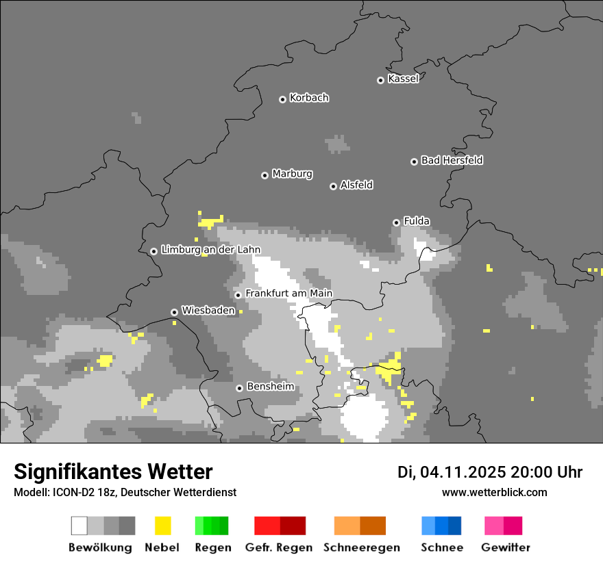 Modellkarten Signifikantes Wetter