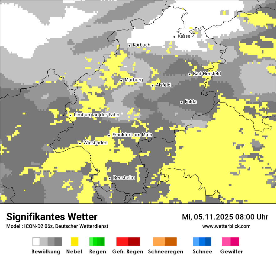 Modellkarten Signifikantes Wetter
