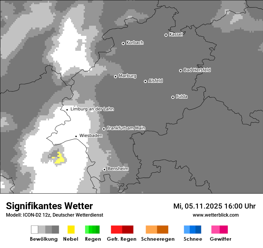 Modellkarten Signifikantes Wetter