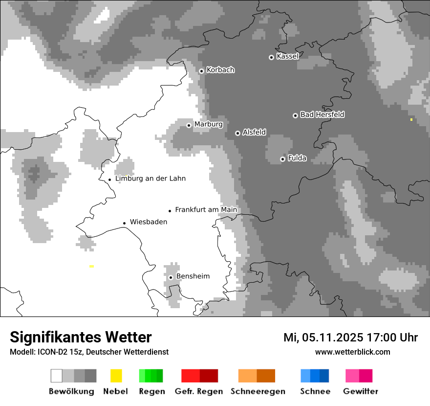 Modellkarten Signifikantes Wetter