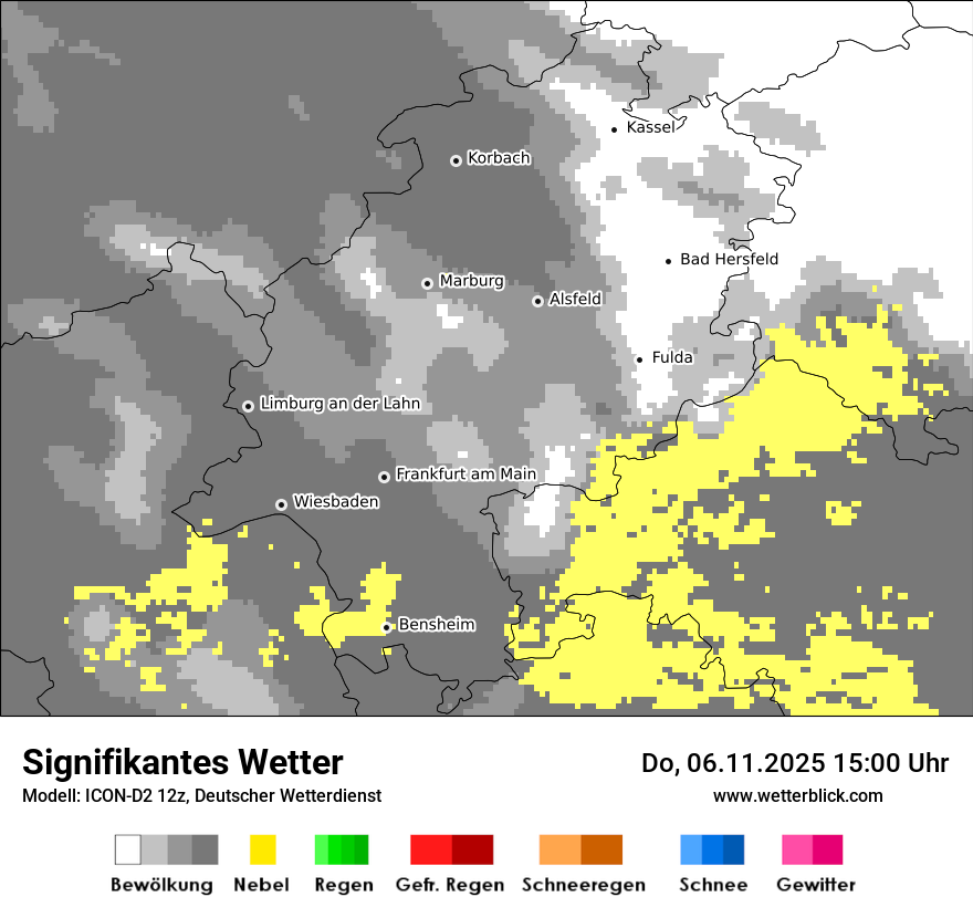 Modellkarten Signifikantes Wetter