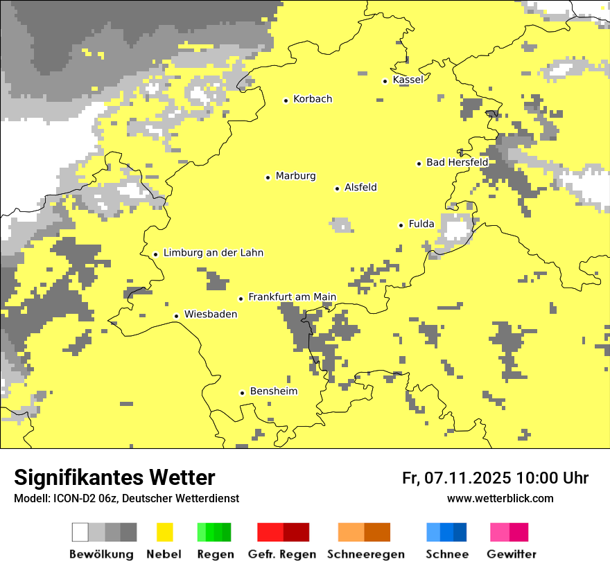 Modellkarten Signifikantes Wetter