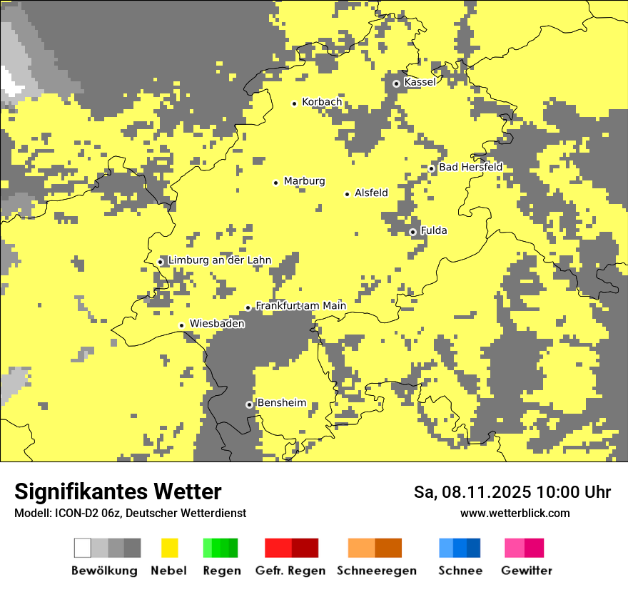 Modellkarten Signifikantes Wetter