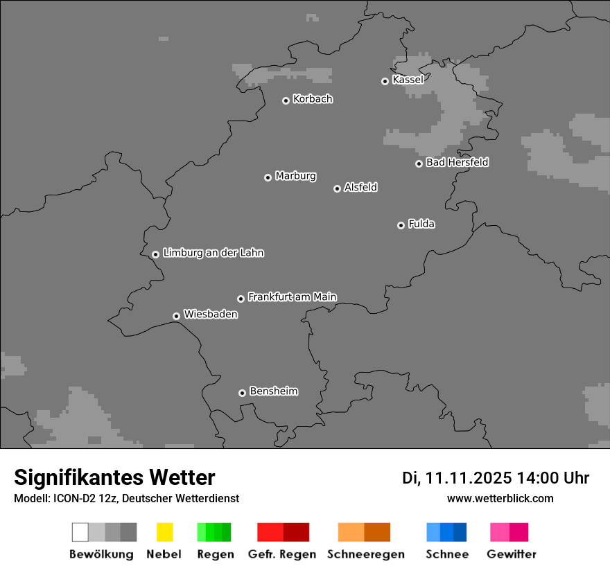 Modellkarten Signifikantes Wetter