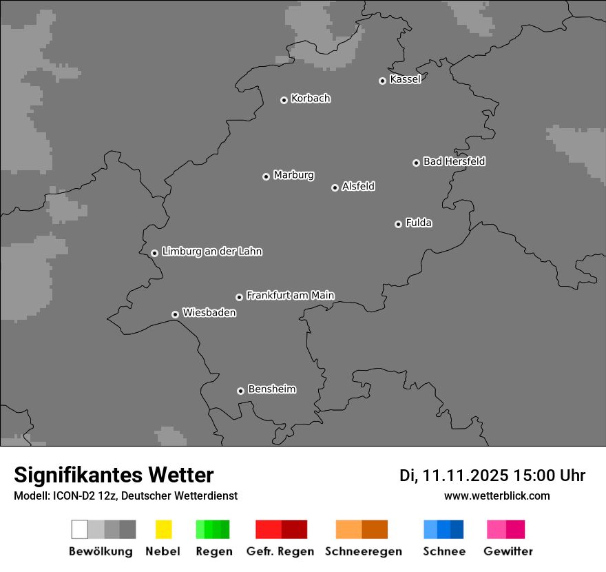 Modellkarten Signifikantes Wetter