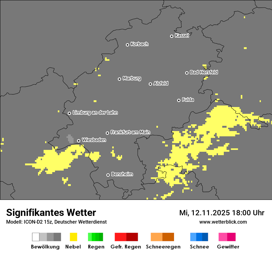 Modellkarten Signifikantes Wetter