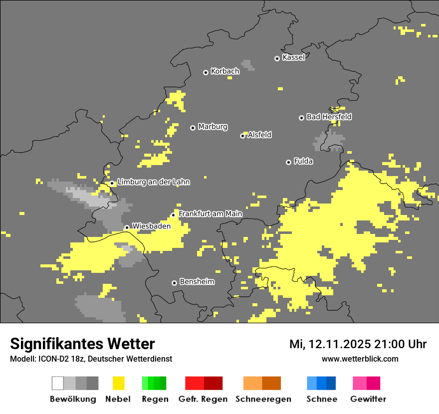 Modellkarten Signifikantes Wetter