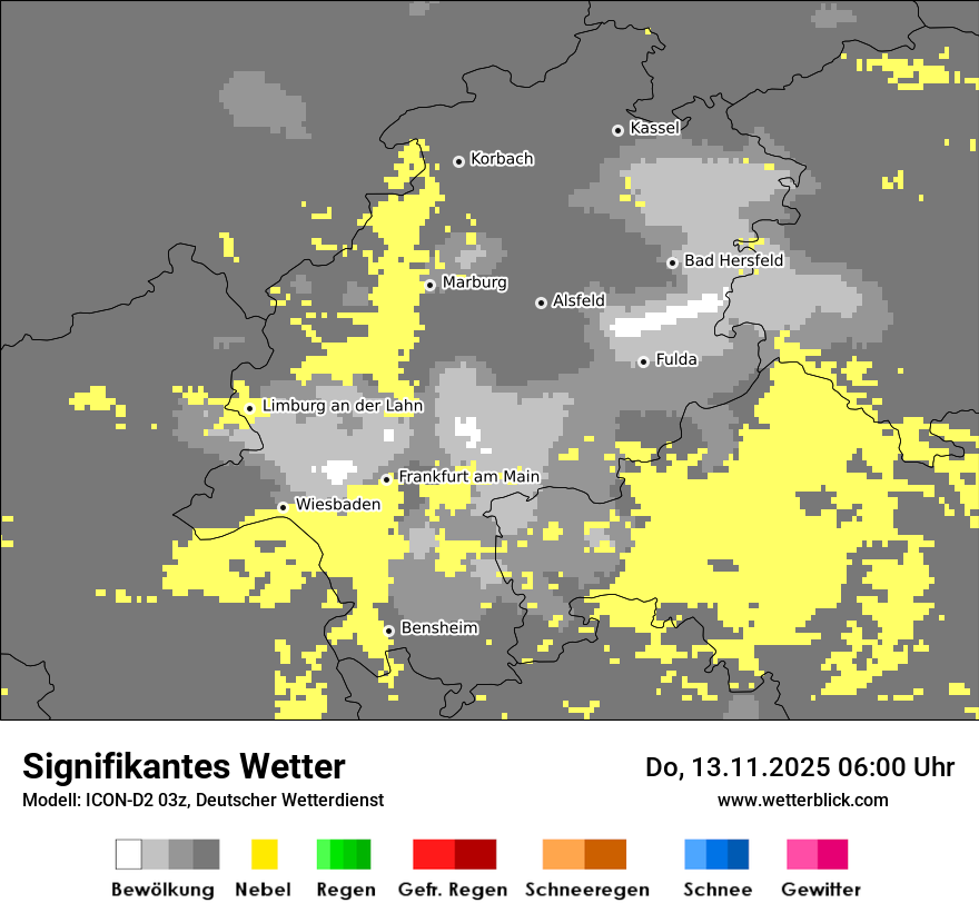 Modellkarten Signifikantes Wetter