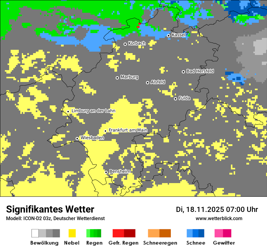 Modellkarten Signifikantes Wetter