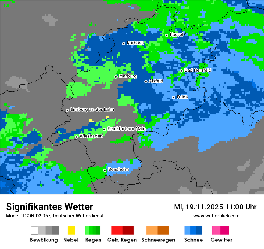 Modellkarten Signifikantes Wetter