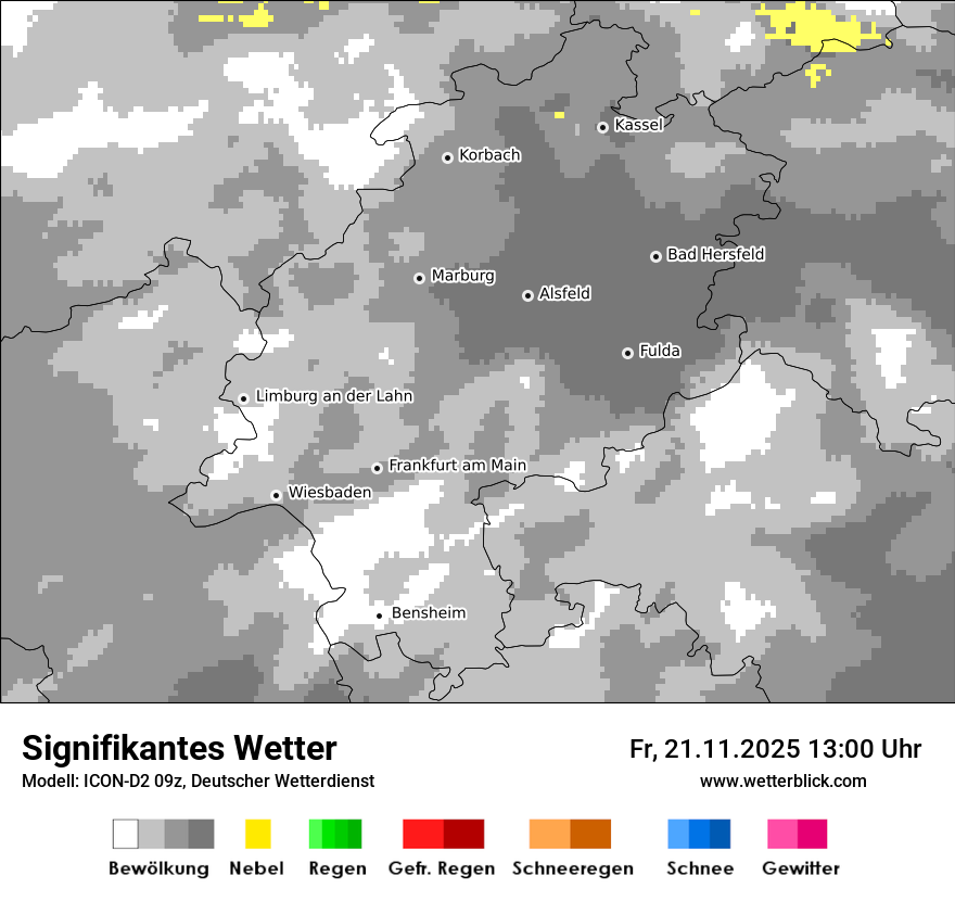 Modellkarten Signifikantes Wetter