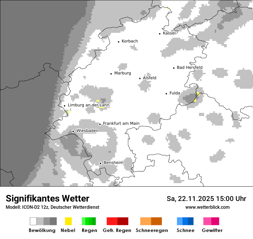 Modellkarten Signifikantes Wetter