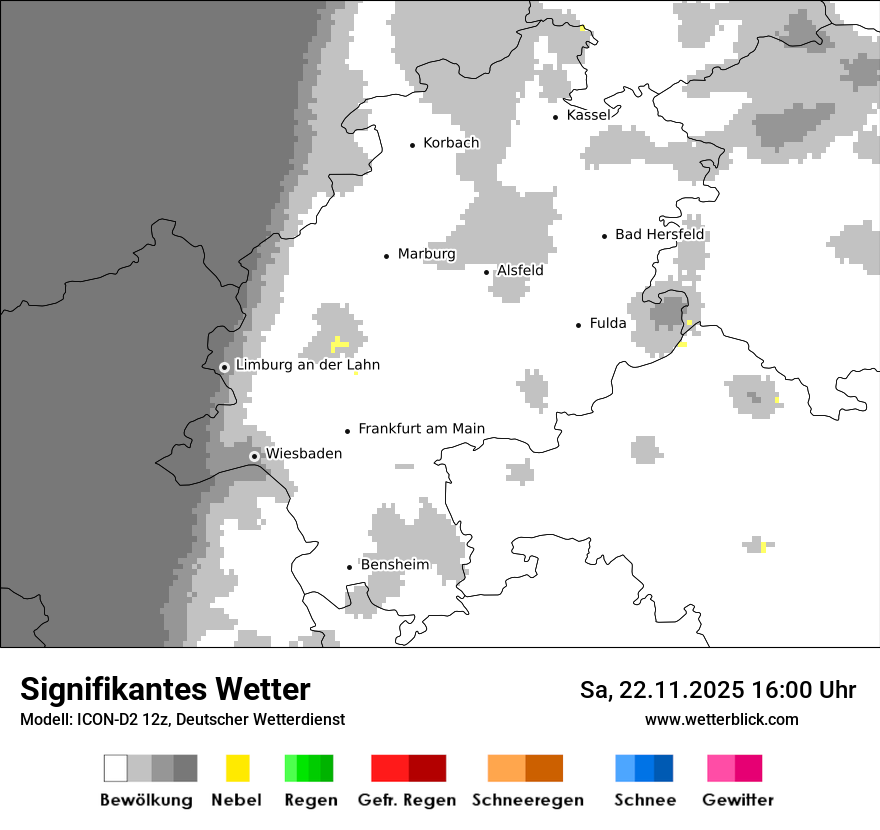 Modellkarten Signifikantes Wetter