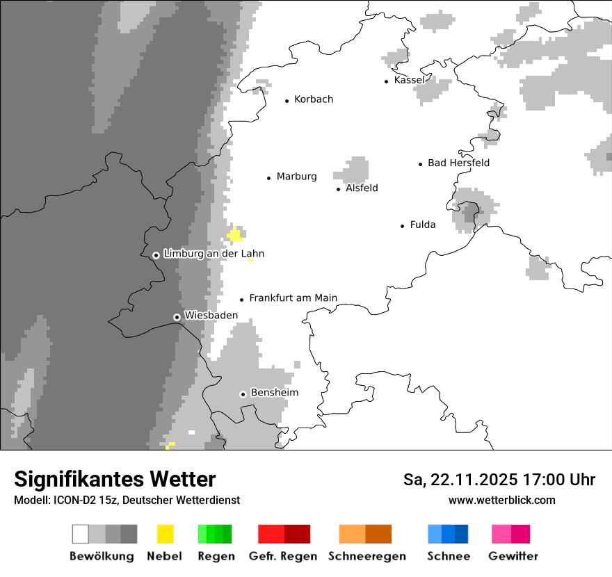 Modellkarten Signifikantes Wetter