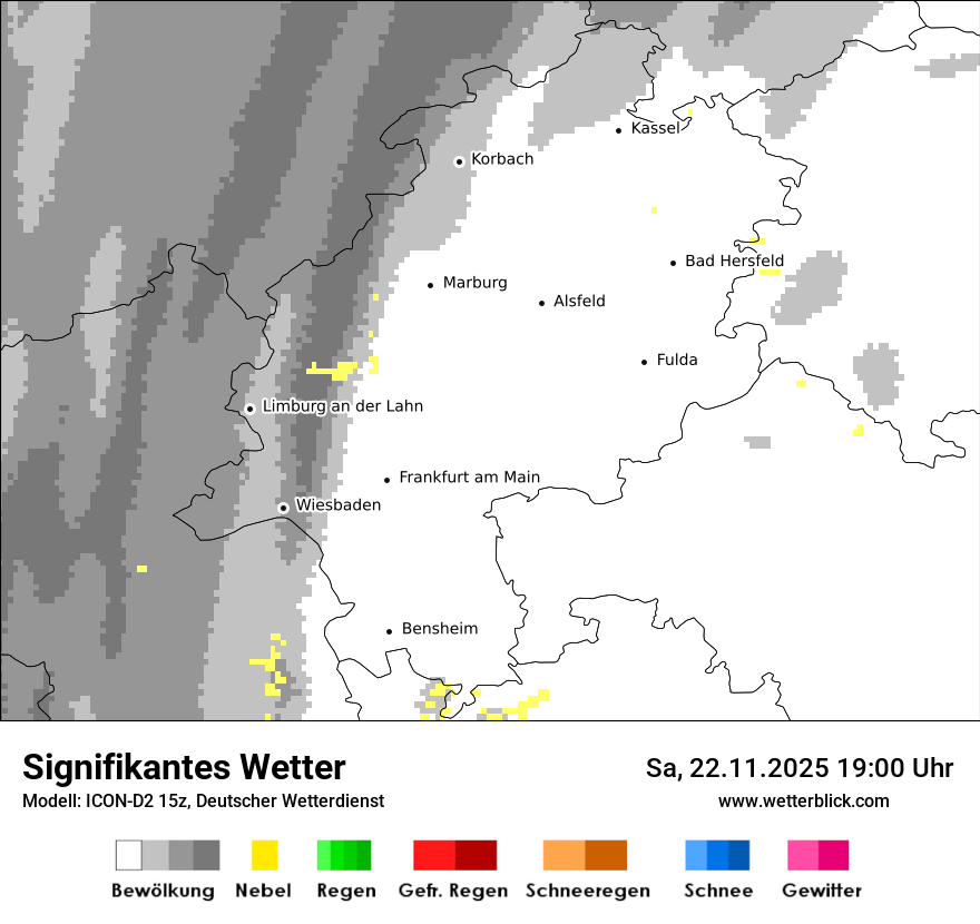 Modellkarten Signifikantes Wetter