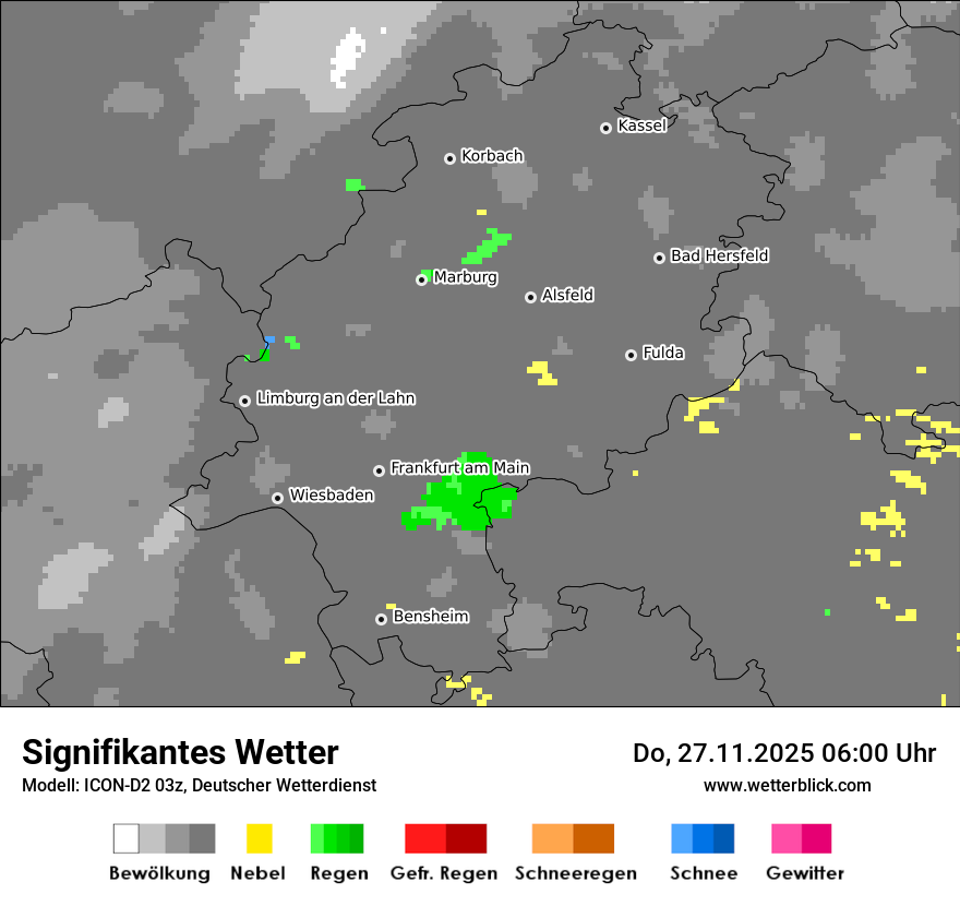 Modellkarten Signifikantes Wetter