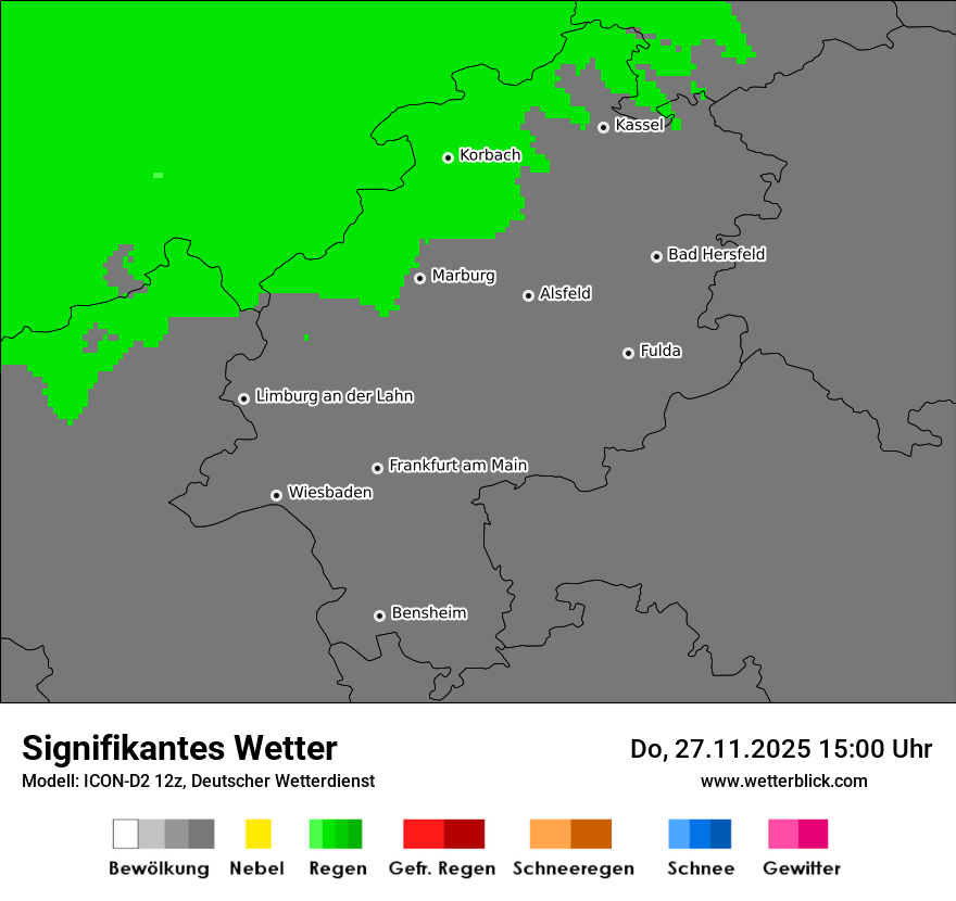 Modellkarten Signifikantes Wetter