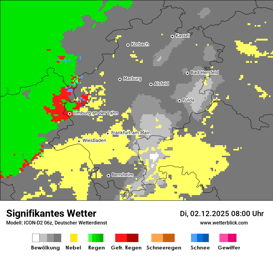 Modellkarten Signifikantes Wetter