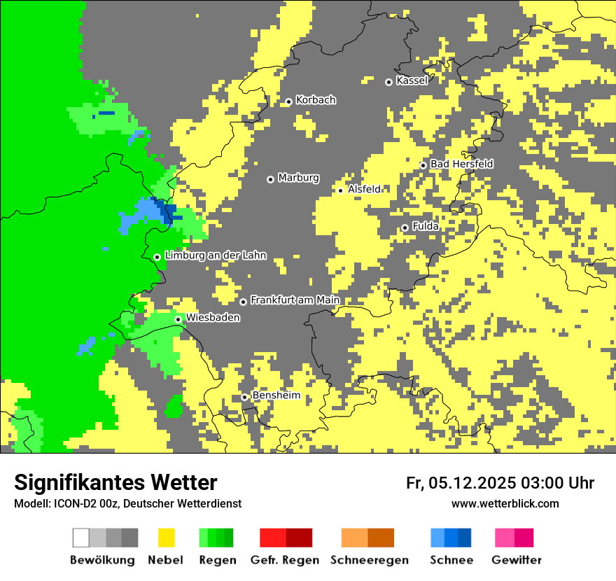Modellkarten Signifikantes Wetter