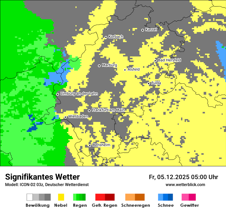 Modellkarten Signifikantes Wetter