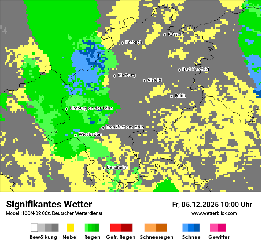 Modellkarten Signifikantes Wetter